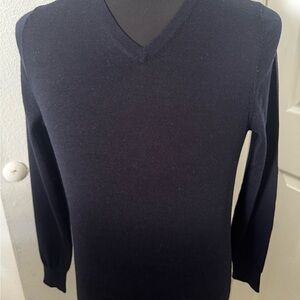Suitsupply Men's V-Neck Sweater - Navy Blue